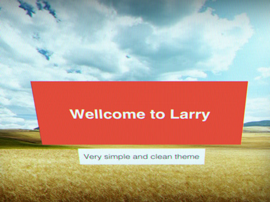 Larry WordPress tema geliştirme